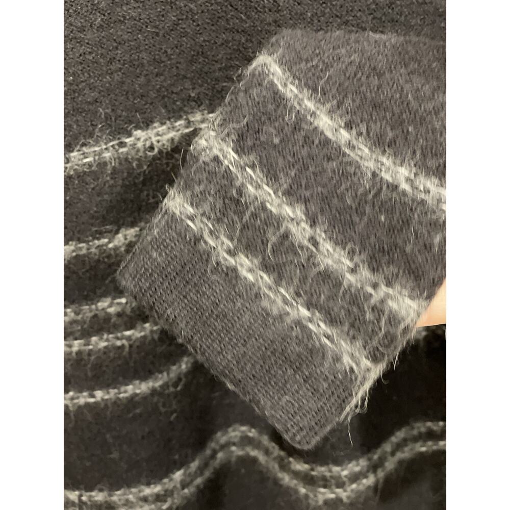 STEPHAN SCHNEIDER Wool/Alpaca Men’s Black & Gray Plaid Sweater Size 5 Small - Picture 3 of 8